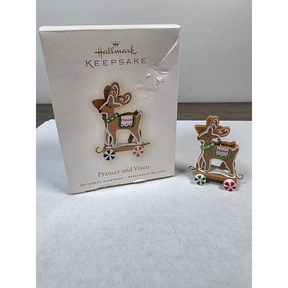 Prancer and Vixen - 2009 Hallmark Keepsake Ornament